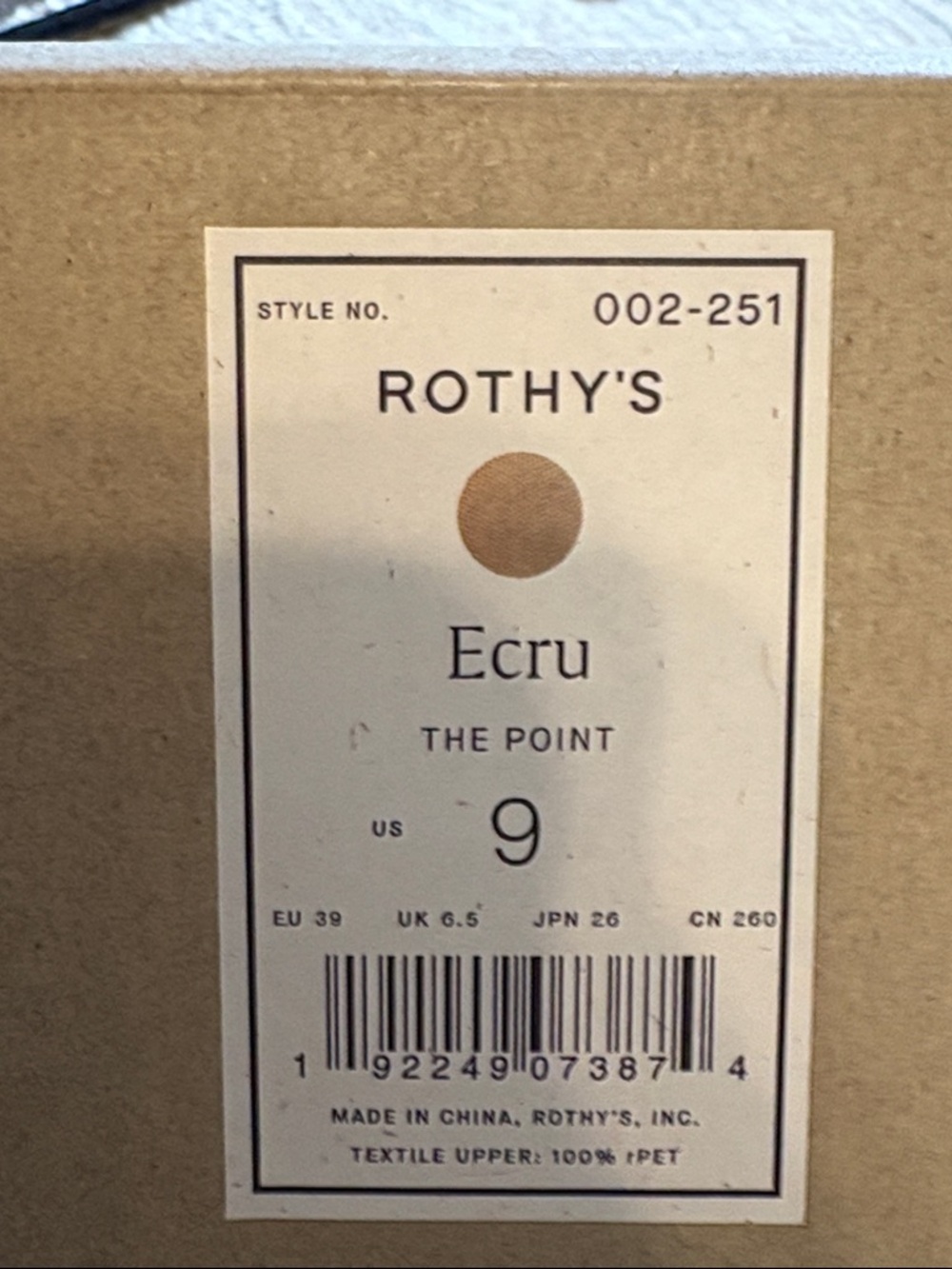NWT Rothy The Point - Picture 7 of 9